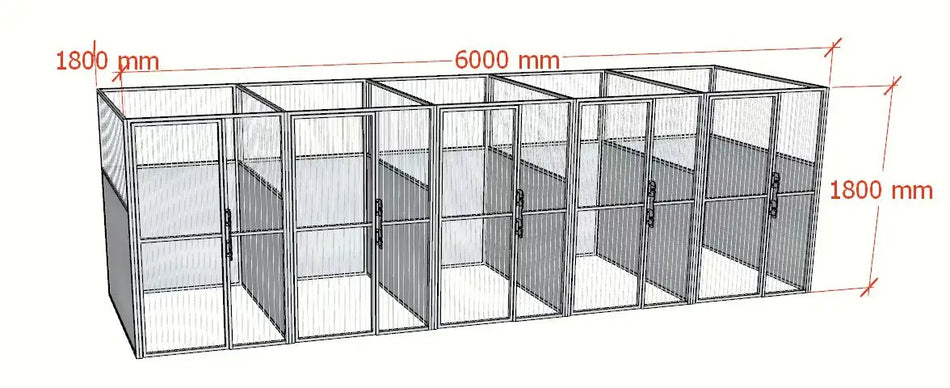 Dog Pet Animal Cages Veterinary Kennel Dog Kennels Large Outdoor Weather Proof