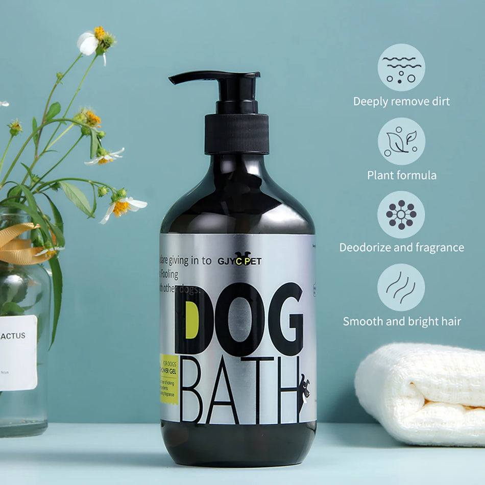 Dog Shampoo Gentle Deep Cleansing Nourishing Moisturizing Enhances Shine Softness Non Irritating Sensitive Skin All Breeds